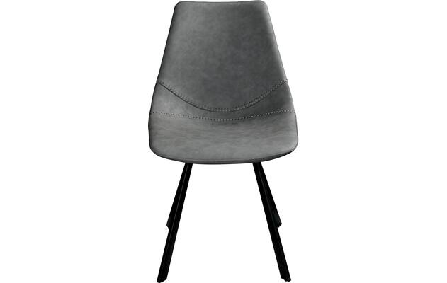 Goossens eetkamerstoel point grijs kunstleer - 8253062-goossens-point-eetkamerstoel-kunstleer-grijs-02