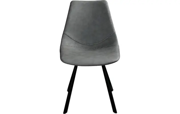 Goossens eetkamerstoel point grijs kunstleer - 8253062-goossens-point-eetkamerstoel-kunstleer-grijs-02