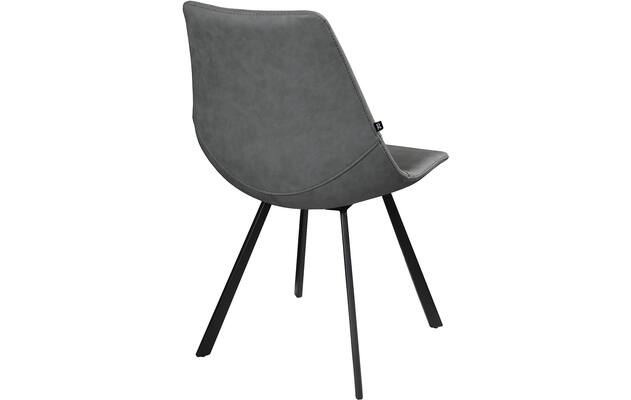Goossens eetkamerstoel point grijs kunstleer - 8253062-goossens-point-eetkamerstoel-kunstleer-grijs-03