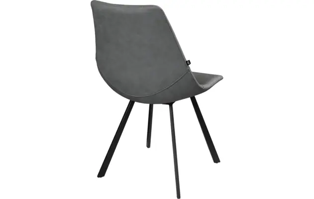 Goossens eetkamerstoel point grijs kunstleer - 8253062-goossens-point-eetkamerstoel-kunstleer-grijs-03