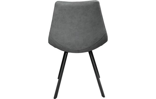 Goossens eetkamerstoel point grijs kunstleer - 8253062-goossens-point-eetkamerstoel-kunstleer-grijs-05
