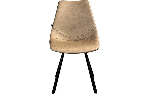 Goossens eetkamerstoel point bruin kunstleer - 8253063-goossens-point-eetkamerstoel-kunstleer-bruin-02