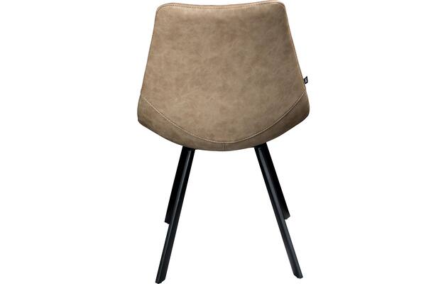 Goossens eetkamerstoel point bruin kunstleer - 8253063-goossens-point-eetkamerstoel-kunstleer-bruin-05