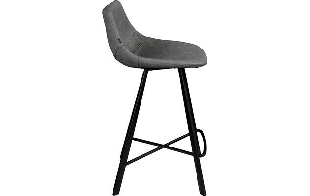 Goossens counterstoel point grijs kunstleer - 8253064-goossens-point-barstoel-kunstleer-04