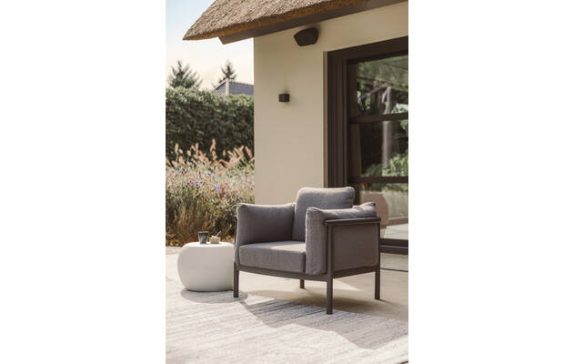 Goossens fauteuil venice grijs buitenstof - 8253074-goossens-venice-tuinbanken-buitenstof-12