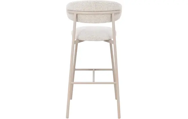 Goossens basic barstoel siem beige stof - 8260004-goossens-basic-siem-barstoel-stof-04