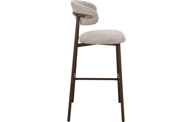 Goossens basic barstoel siem beige stof - 8260005-goossens-basic-siem-barstoel-stof-05