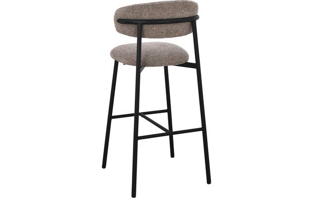 Goossens basic barstoel siem bruin stof - 8260006-goossens-basic-siem-barstoel-stof-02