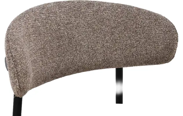Goossens basic barstoel siem bruin stof - 8260006-goossens-basic-siem-barstoel-stof-06