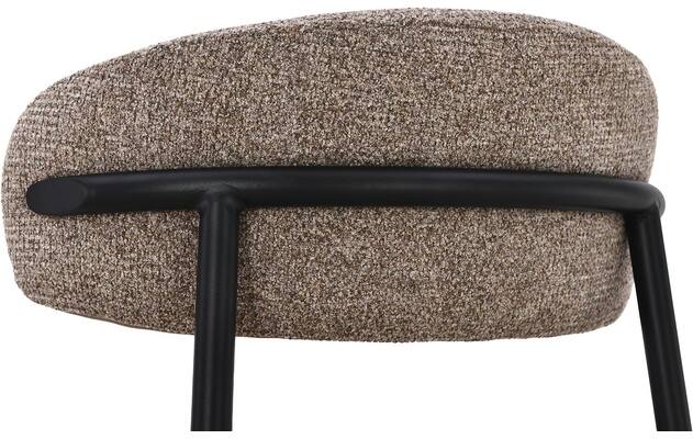 Goossens basic barstoel siem bruin stof - 8260006-goossens-basic-siem-barstoel-stof-07