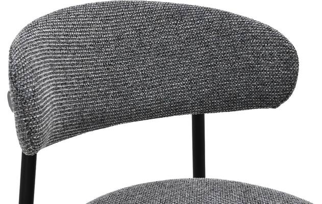 Goossens basic barstoel siem grijs stof - 8260007-goossens-basic-siem-barstoel-stof-07