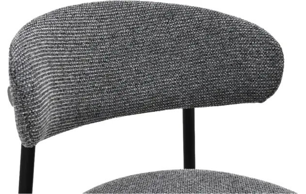 Goossens basic barstoel siem grijs stof - 8260007-goossens-basic-siem-barstoel-stof-07