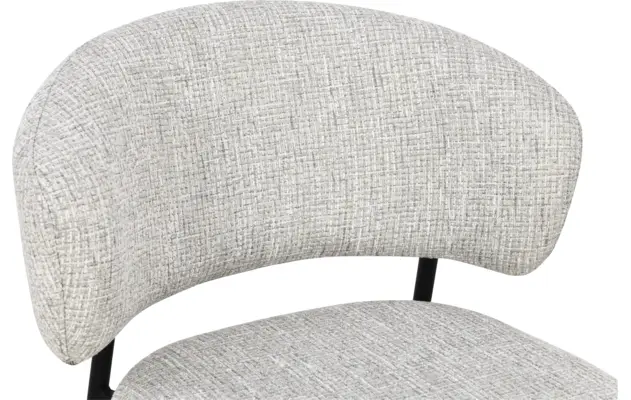 Goossens basic eetkamerstoel sanne grijs stof - 8260015-goossens-basic-sanne-eetkamerstoel-stof-grijs-08