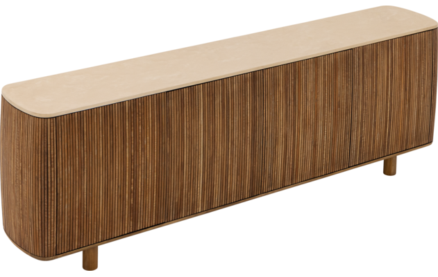 Goossens dressoir nova beige mortex - 8260021-goossens-nova-dressoir-mortex-05