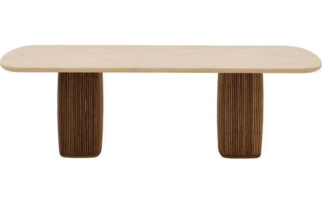 Goossens eettafel nova beige mortex - 8260026-goossens-nova-eettafel-mortex-beige-11
