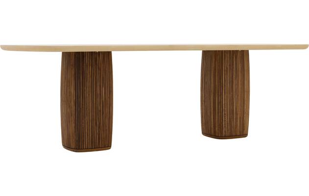 Goossens eettafel nova beige mortex - 8260026-goossens-nova-eettafel-mortex-beige-13