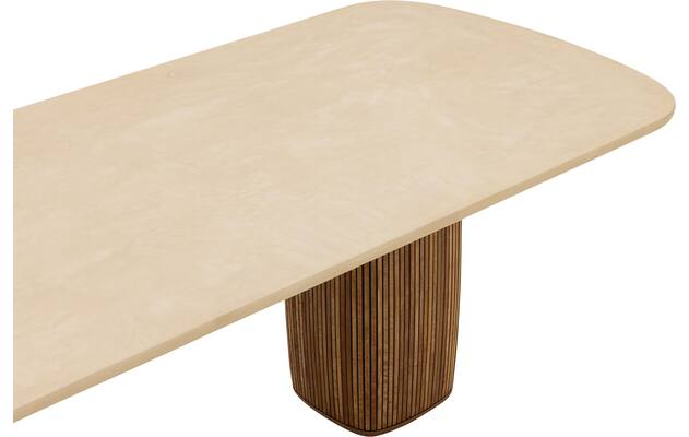 Goossens eettafel nova beige mortex - 8260026-goossens-nova-eettafel-mortex-beige-16
