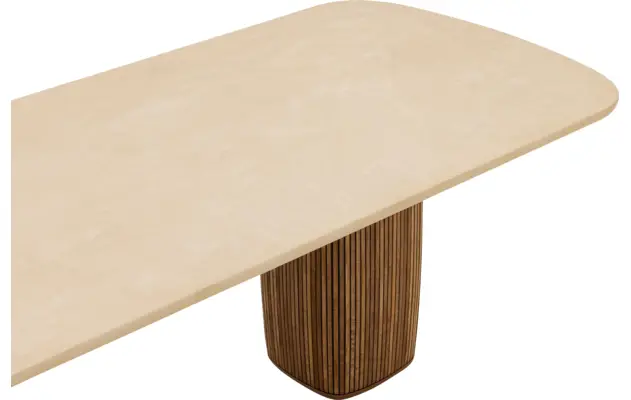 Goossens eettafel nova beige mortex - 8260026-goossens-nova-eettafel-mortex-beige-16