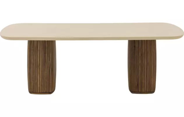 Goossens eettafel nova beige mortex - 8260027-goossens-nova-eettafel-mortex-beige-02