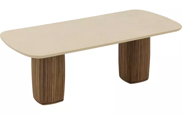 Goossens eettafel nova beige mortex - 8260027-goossens-nova-eettafel-mortex-beige-03