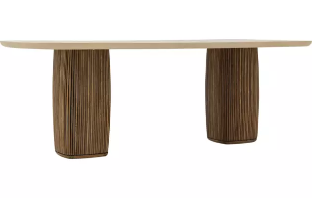 Goossens eettafel nova beige mortex - 8260027-goossens-nova-eettafel-mortex-beige-04