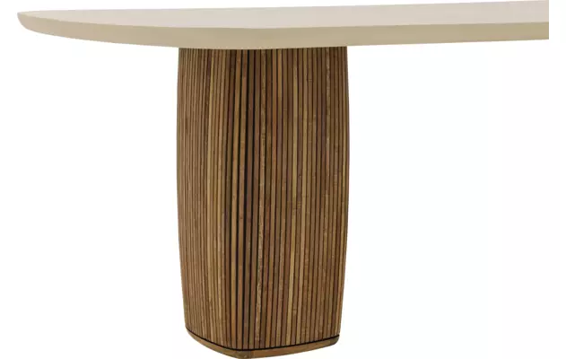 Goossens eettafel nova beige mortex - 8260027-goossens-nova-eettafel-mortex-beige-05