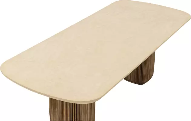 Goossens eettafel nova beige mortex - 8260027-goossens-nova-eettafel-mortex-beige-06