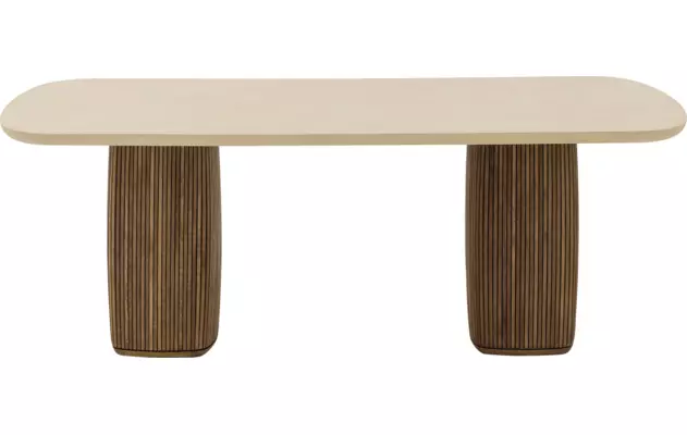 Goossens eettafel nova beige mortex - 8260028-goossens-nova-eettafel-mortex-beige-02