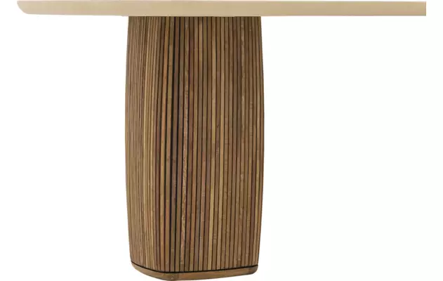 Goossens eettafel nova beige mortex - 8260028-goossens-nova-eettafel-mortex-beige-05