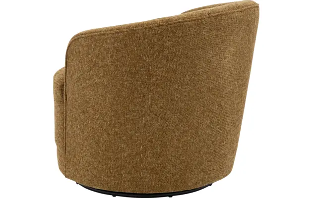 Goossens draaifauteuil milk bruin stof - 8260030-goossens-milk-fauteuil-stof-02