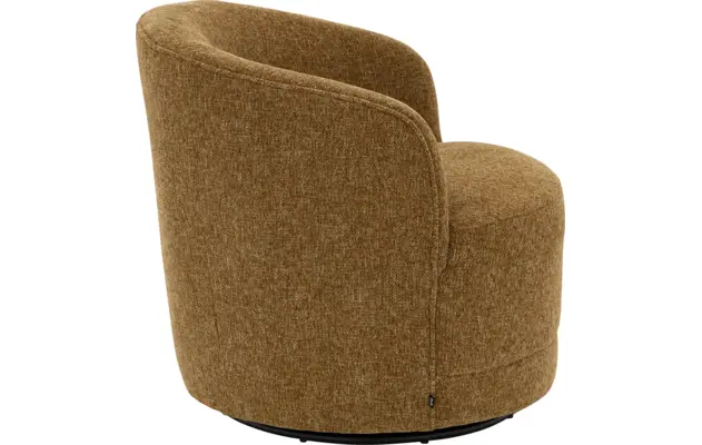 Goossens draaifauteuil milk bruin stof - 8260030-goossens-milk-fauteuil-stof-04