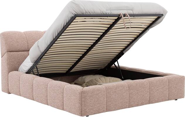 Goossens bedframe napoli storage roze stof - 8260074-goossens-napoli-storage-bedframe-stof-02