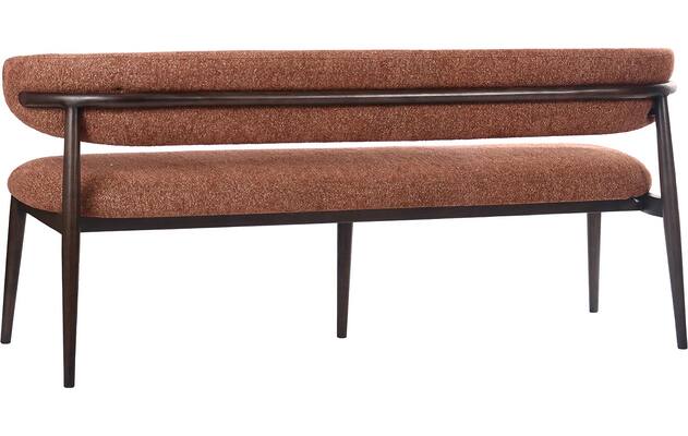 Goossens eetkamerbank diede bruin stof - 8260077-goossens-diede-eetkamerstoel-stof-bruin-16
