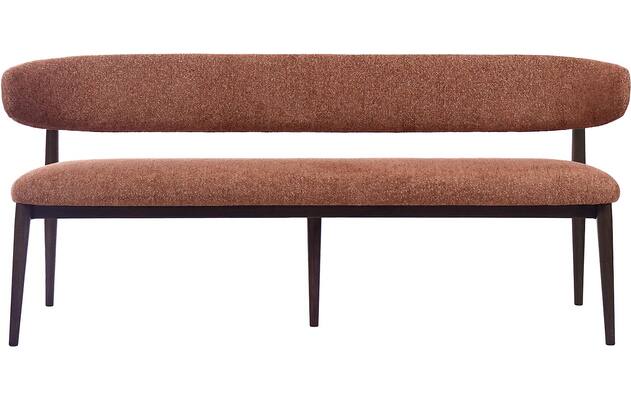 Goossens eetkamerbank diede bruin stof - 8260077-goossens-diede-eetkamerstoel-stof-bruin-17