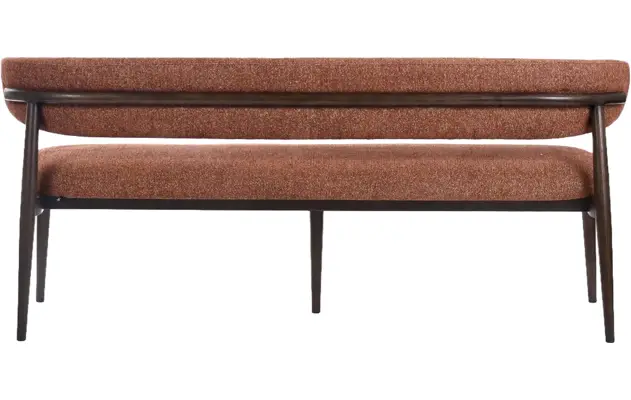 Goossens eetkamerbank diede bruin stof - 8260077-goossens-diede-eetkamerstoel-stof-bruin-18