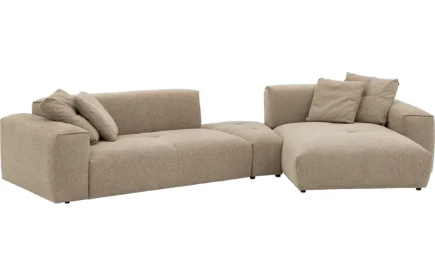 Goossens loungebank lago bruin stof - 8260087-gespiegeld-03
