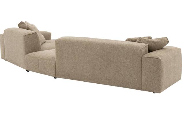 Goossens loungebank lago bruin stof - 8260087-gespiegeld-05