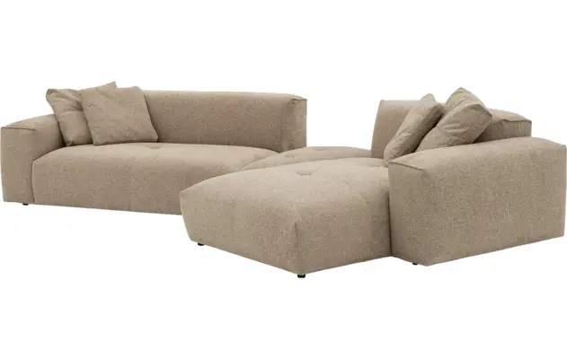 Goossens loungebank lago bruin stof - 8260087-gespiegeld-06