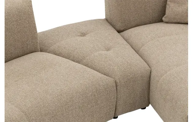 Goossens loungebank lago bruin stof - 8260087-gespiegeld-09