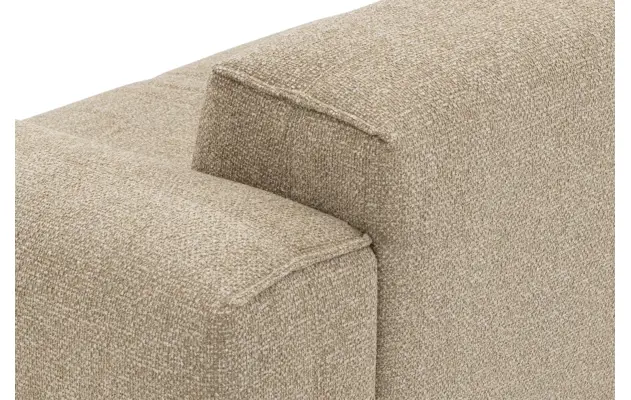 Goossens loungebank lago bruin stof - 8260087-gespiegeld-11