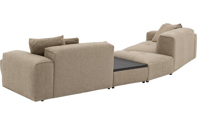 Goossens loungebank lago bruin stof - 8260088-gespiegeld-21