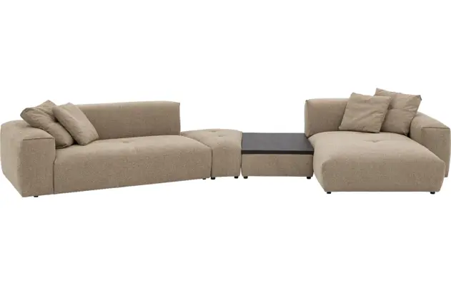 Goossens loungebank lago bruin stof - 8260088-gespiegeld-22