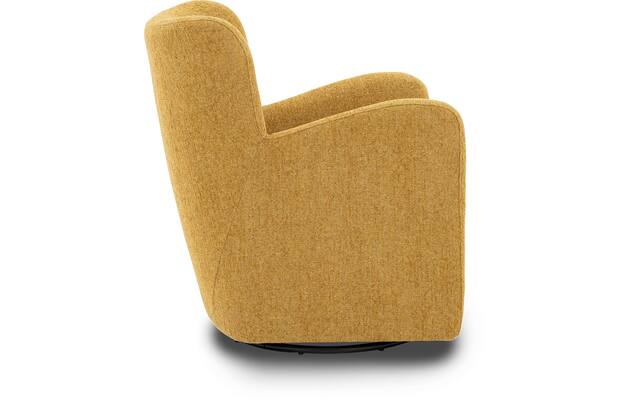 Goossens draaifauteuil brownie geel stof - 8260099-goossens-brownie-fauteuil-stof-03