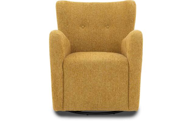 Goossens draaifauteuil brownie geel stof - 8260099-goossens-brownie-fauteuil-stof-04
