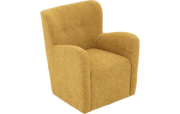 Goossens draaifauteuil brownie geel stof - 8260099-goossens-brownie-fauteuil-stof-05
