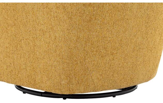 Goossens draaifauteuil brownie geel stof - 8260099-goossens-brownie-fauteuil-stof-06