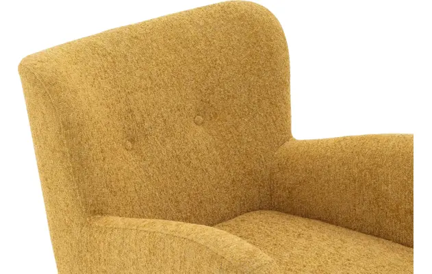Goossens draaifauteuil brownie geel stof - 8260099-goossens-brownie-fauteuil-stof-08