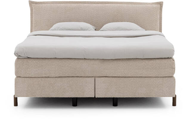 Goossens boxspring compleet gs 200 compleet beige stof - 8260100-goossens-gs-200-boxspring-stof-02