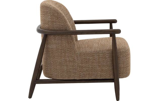 Goossens fauteuil fuzz bruin stof - 8260106-goossens-fuzz-fauteuil-stof-04