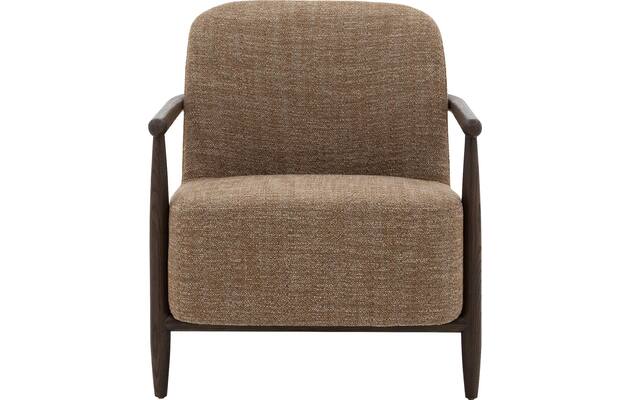Goossens fauteuil fuzz bruin stof - 8260106-goossens-fuzz-fauteuil-stof-05